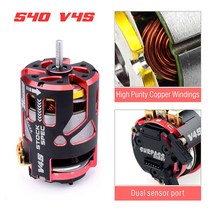 SURPASS HOBBY 로켓 540 V4S 3.5T 센서 브러시리스 모터 수정된 드리프트 스펙 1/10 F1 자동차, 09 10.5T Drift