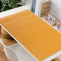 앞뒤로 쓰는 양면 인조가죽 테이블 매트 (60x30) 기스방지 서재 공부방 방