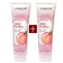 복숭아 310ml x 2개 샤카트_바디_클린젤_복숭아향필링젤_스크럽_각질제거_대용량 필링젤, 1개
