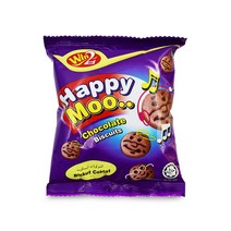 해피무 초콜릿맛 비스킷 50g-1봉 얼굴과자 쿠키, 50g, 1봉