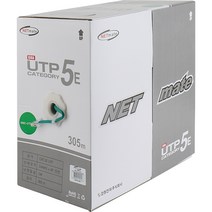 인터넷 통신 랜선 CAT.5E UTP 케이블 305m (단선/그린) 넷매이트NMC-UTP28T, 상세페이지 참조, 상세페이지 참조