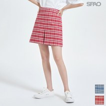 스파오 스파오 썸머 체크 미니 스커트_SPWH924G31