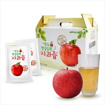 영주 햇살듬뿍 사과즙 100ml 30팩, 80개