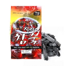 꾸버스 지리산 참숯 1kg 봉지숯 바베큐숯 구이용 캠핑 펜션 숯불 차콜 착화제 착화탄, 지리산 참숯 15kg(박스)