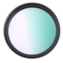 캐논 니콘 소니 카메라용 컬러풀 필터 그라데이션 풍경 49MM - 77MM, 녹색_55mm