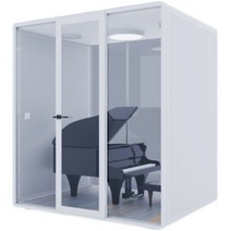 ASMR 방음 미니부스 연습실 전화 연습실 조립식 녹음 방음면 음악 맞춤 가정용방음부스 흡음재 피아노방음 노래, I.1.8X1.5X2.2