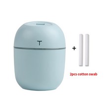 미니 가습기 Humidificador 아로마 오일 휴대용 200ml 가정용 자동차 D, 파란색, USB