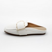 구두모모 발편한 골드 D링 스퀘어 블로퍼