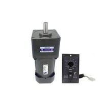 유도전동기 6IK200RGU-CF 200W 220V 단상 AC 기어 감속 속도 제어 모터 가역 + 속도 조절기, 12.26RPM