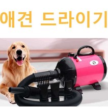 반려 펫 강아지 고양이 드라이 건조기 송풍기 대형견, 플래그십 핑크 소음 감소 라이너 3 단 온도 조절
