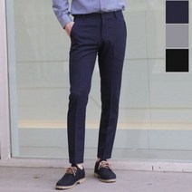 블루모드 블랙야크기모 팬츠 고무줄 옆밴드 여자겨울기모 바지 정장 9W566C55