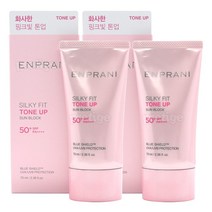 엔프라니 실키핏 선블록 70ml+70ml 핑크톤업선크림, 단일옵션