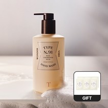 타입넘버 핸드워시 350ml [3종 중 택1] [증정] 핸드크림3종 체험분 2EA, 50소울워터