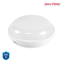 데이타임 LED 옥외직부벽등 15W 20W 원형, 15W 전구색 3000K 노란빛