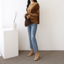 수키 새틴 골덴 9부 블라우스 1042273