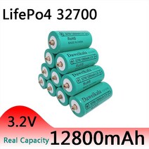 3.2V lifepo4 32700 배터리 12.8Ah 충전식 전문 리튬 철 인산염 전원 나사 포함, 07 12pcs, 07 12pcs