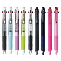유니 제트스트림 3색 볼펜 SXE3-400-0.380.50.7mm, SXE3-400-07, 핑크