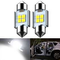 2x 페스 툰 C5W LED CANBUS 전구 31mm 자동차 인테리어 조명 폭스 바겐 골프 4 5 6 7 파사트 B6 B5 B7 폴, 한개옵션1, 01 31mm