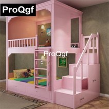 Prodgf 1Pcs 세트 공주 집 위로 성 ins 어린이 침대, [03] 3