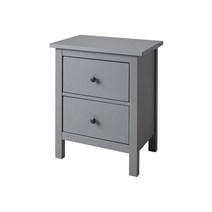 이케아 HEMNES 헴네스 2칸 서랍장 54x66cm 그레이