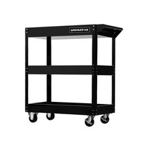 작업 카트 공구 받침 이동식 작업 테이블 수리, 두껍고 내마모성이 뛰어난 유광 블랙