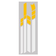 Ninebot MAX G30 kicscooter 접이식 스티커 용 방수 Pvc 반사, 03 YELLOW