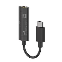 SHANLING UA1 HiFi 오디오 ES9218P 칩 USB DAC AMP 어댑터 Type-C ~ 3.5mm 케이블 PCM 32/384 및 DSD256 for Android Windows