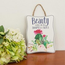 꽃집데코 벽면꾸미기 일러스트액자 여친선물 행잉플랜트 인테리어조화 청첩장꽃 벽장식, 레드꽃선인장