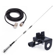 (에서 선박 us) SG-M507 자동차 라디오 듀얼 밴드 안테나 UHF/VHF 144/430MHz 100W 햄 아마추어 워키 모바, [02] WHITE, 02 WHITE