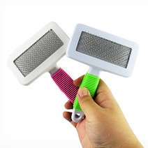 스텐 핀볼 힐링 슬리커 브러쉬 포메라니안 빗 비숑 고양이 털갈이 포메 푸들 대형견 아기 웰시코기 시바견 진돗개 단모종 리트리버 강아지 안아픈 말티즈 빗질 장모 소프트