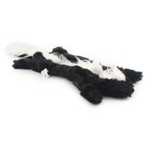 soft plush animal pet toy cute plush zebra squeaky toys tiger sound dog toy, 검정 흰색