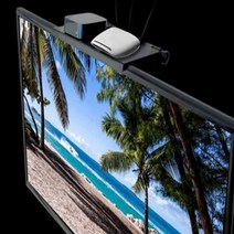 비대면수업 필수 웹캠 거치 데스크톱 모니터 TV 선반 거치대, 단품