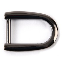 레지 U자 D링 15MM - 블랙, 단품
