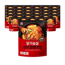 미트리 닭가슴살 현미 짬뽕국밥 210g, 현미 짬뽕국밥 30팩