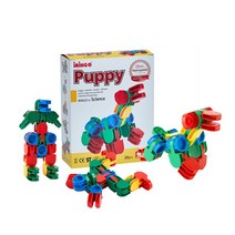 아이링고 미니강아지 3D 관절 블록 장난감 20pcs