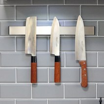 스테인리스304 자석 칼꽂이 라지 사이즈 50cm 싱크대 주방정리 칼걸이 칼보관함 대 사이즈