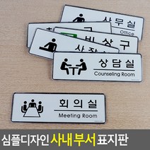 심플 사무실 회의실 상담실 비상구 아크릴 안내판, 창고