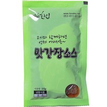 늘솜 돼지막창 과일숙성 식당용 도매 벌크제품 대용량 1kg 2kg, 늘솜 간장소스 50g, 1개, 50g