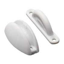 카라반 창문 수리 정비 환기창 RV 모터홈 보트용 도어 리테이너 캐치 마린 카고 캐비닛 스토퍼 클립 블랙 나일론, 02 White