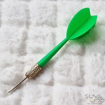 6g 11cm 컬러다트핀 풍선다트, 그린, 풍선 100개입