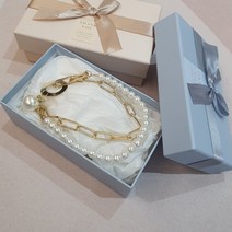 레몬트리 50나이뻐 체인 진주목걸이*기프트박스