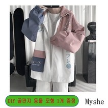 [Myshe]가을 점퍼 여성 코트 루즈핏 트렌치 자켓 빅사이즈 JJ1031YCjk4