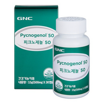 GNC 피크노제놀 50, 30캡슐, 10개, 30정