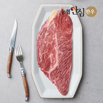 [농협안심한우] 국내산 1등급 한우 등심 구이용 400g 가정용 캠핑용 소고기, 1개