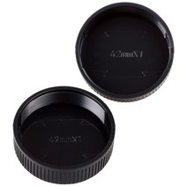 ETone 2x M42 후면 렌즈 캡 커버는 Pentax praktica에 적합합니다 Fujica Takumar 나사 스레드 렌즈, 단일옵션선택