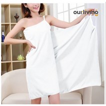 깔끄미 목욕가운 샤워가운 3초가운 여성 사우나 골프 바디타월, M, 옵션