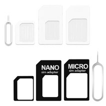 변환기 키트에서 나노 SIM 카드 어댑터 4 USIM칩