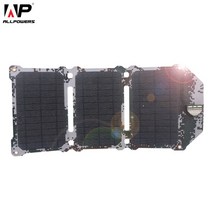 allpowers 접이식 21w etfe moblie 태양 전지 패널 충전기 전화 ipad 캠핑 하이킹 낚시를 위한 듀얼 usb 태양 전지 팩, 디지털 위장
