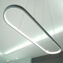 라운드형 타원링 펜던트등 심플라인 가게조명 1200mm LED일체형 식탁등 인테리어전등