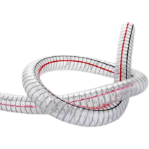 엑셀관 PVC 투명 와이어 스틸 호스 엑셀 파이프 연결, 내경50mm두께3mm(2인치) 1m가격